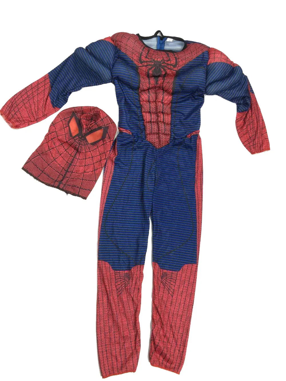 Tanie Spiderman film klasyczny mięśni dziecko kostium na halloween dla dzieci disfraces infantiles superbohaterów fancy dress