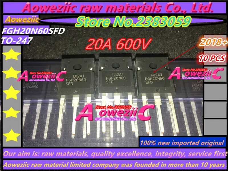 Aoweziic 2018+ 100% new imported original FGH20N60SFD FGH20N60 ...