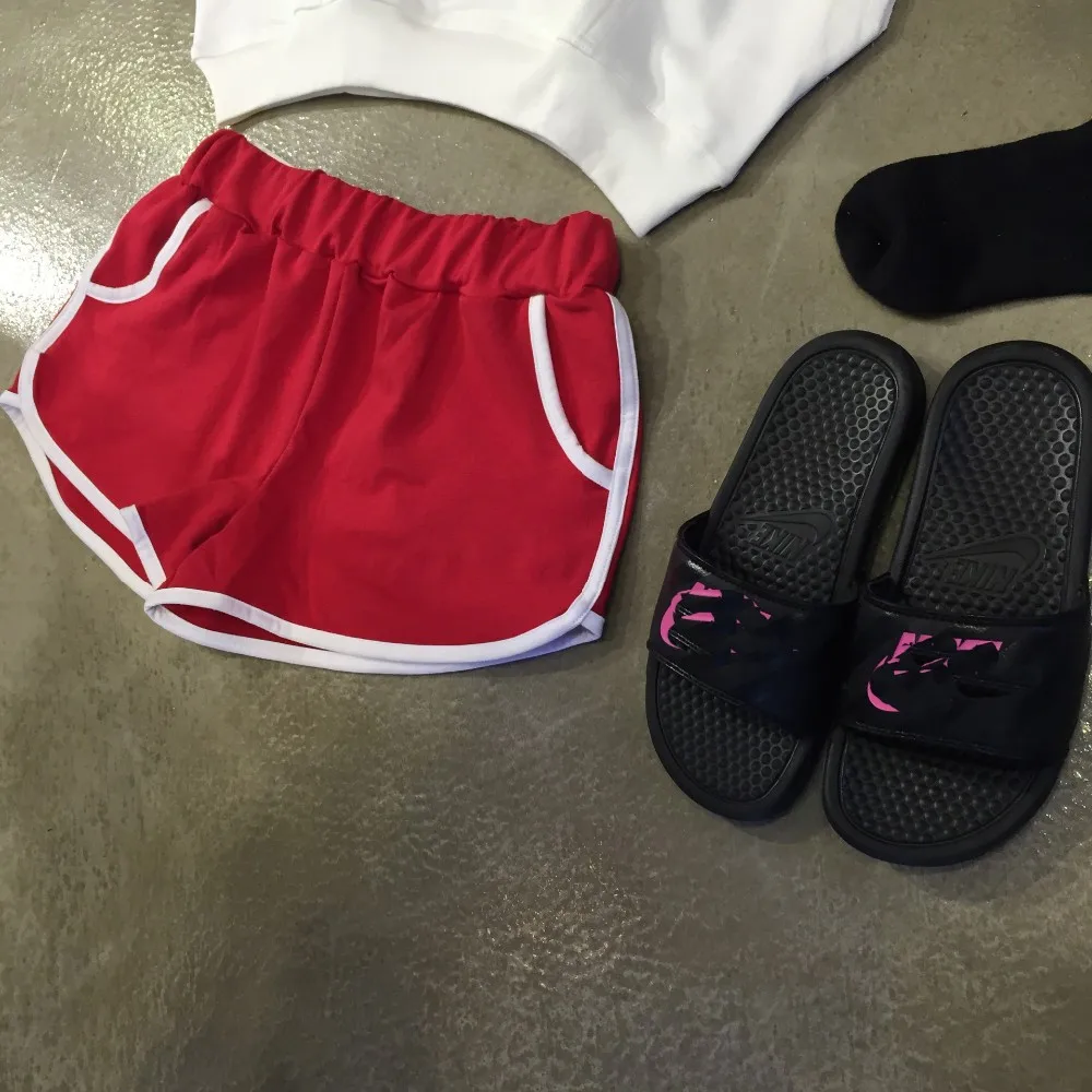 BIVIGAOS женские летние Спортивный Свободный Повседневный хлопковый шорты с эластичной талией короткие женские домашние шорты для тренировки для женщин модные