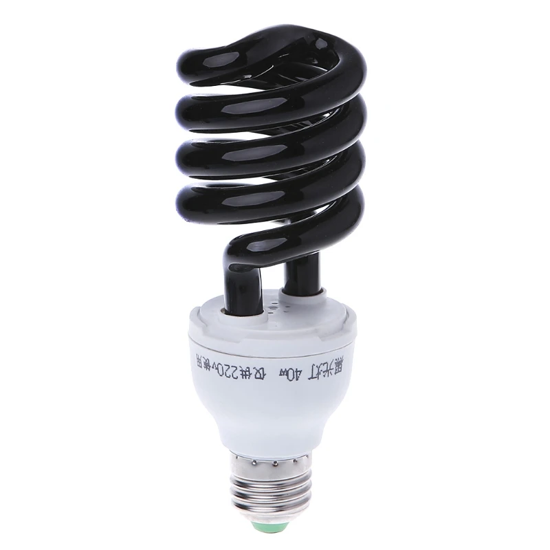 Губ масло ямса для E27 15/20 Вт, 30 Вт, 40 Вт УФ ультрафиолетовые люминесцентные черный светильник CFL светильник Лампа 220V лампы дезинфекции - Мощность в ваттах: 40W