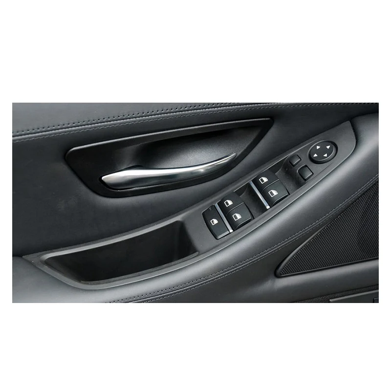 Для BMW 5 серии F10 F11 F18 внутренняя ручка двери левая передняя дверь межкомнатная Дверная панель сиденье водителя Переключатель рамка коробка для хранения