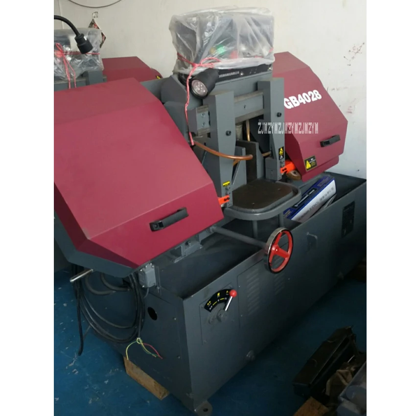 

GB4028 Horizontal Band Saw Metal Band Sawing Machine Professional Metal Cutting Sawing Machine 380V 2.2KW 26/59/75m/min 610mm