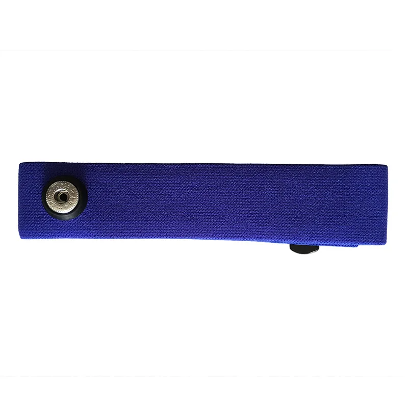 2 Adjustable Elastic Chest Mount Belt Strap Bands for Polar, Garmin, Wahoo Cardio Sport Running Heart Rate Monitor Belt Blue