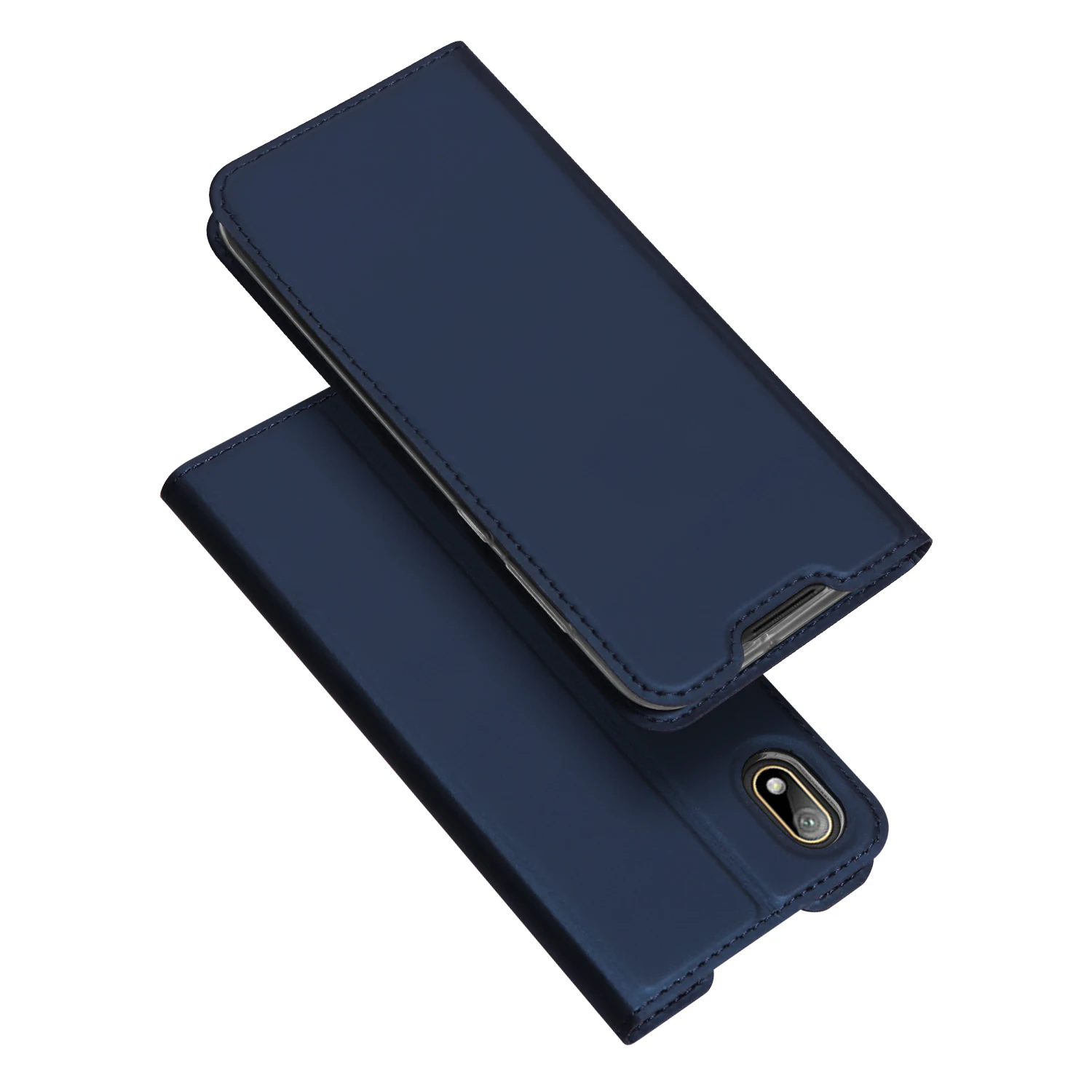 Флип чехол для Huawei Y5 2019 & Honor 8S из искусственной кожи ТПУ Мягкий Бампер защитный