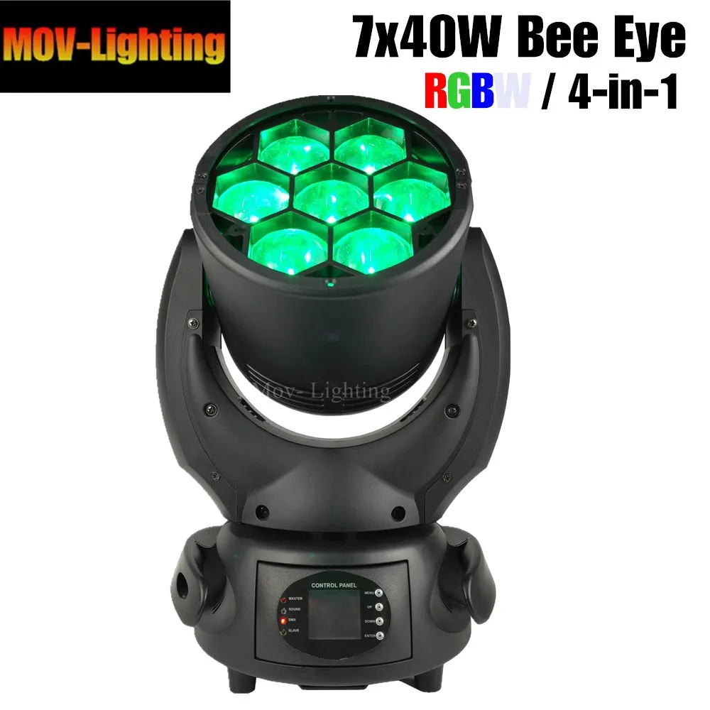 Светильник bee eye F 7x40 Вт 4 в 1 светодиодный светильник с движущейся головкой|Эффект