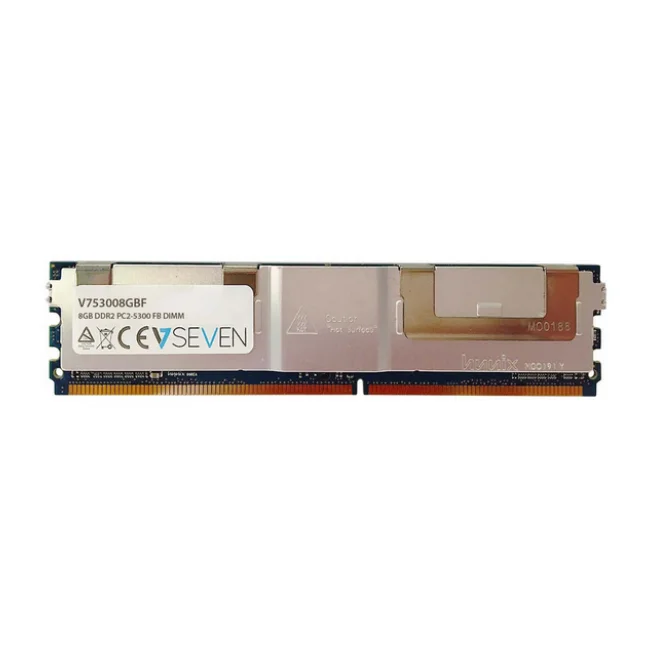 

V7 8GB DDR2 PC2-5300 667Mhz SERVER FB DIMM Server modulo de memoria - V753008GBF, 8 GB, 1 x 8 GB, DDR2, 667 MHz, 240-pin DIMM