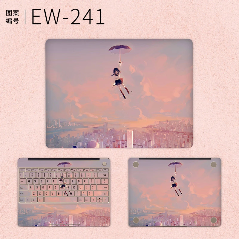 Наклейка на ноутбук для huawei Matebook D 15,6 E 12, кожа для ноутбука MateBook X Pro 13,9X13,3, наклейка на ноутбук s, чехол