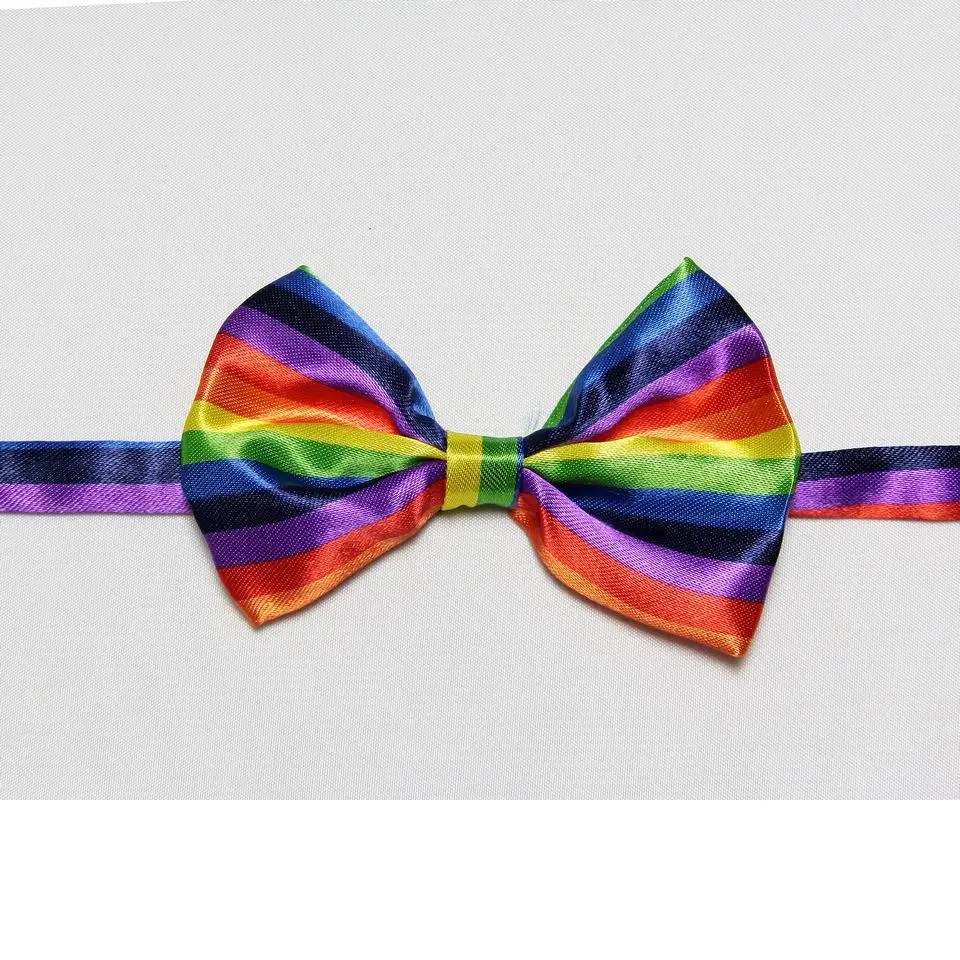 HOOYI/радужный галстук-бабочка для мальчиков; Детский галстук-бабочка с принтом; детские галстуки-бабочки