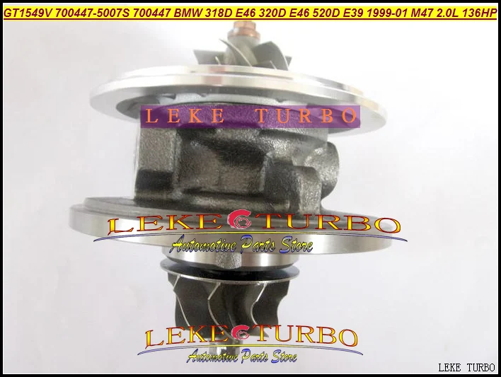GT1549V 700447-5008S 700447 11652248905 Turbo Turbocharger For BMW 318D E46 320D E46 520D E39 1999-2001 M47 2.0L 136HP (3)