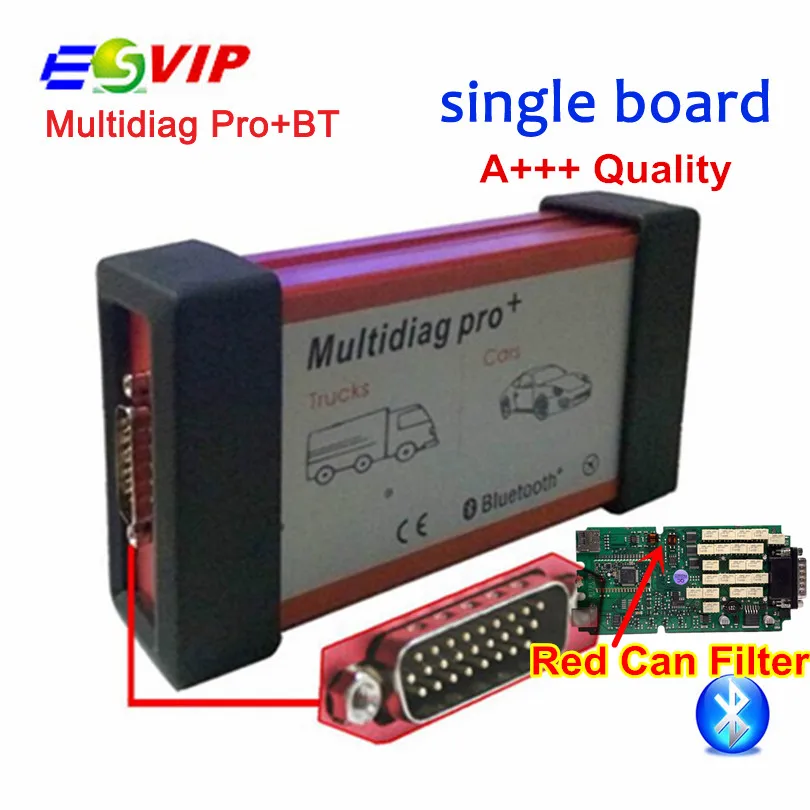 Одноплатный A + качество Multidiag pro Bluetooth 2016 1 keygen OBDIICAT CDP Профессиональный OBD2 сканер