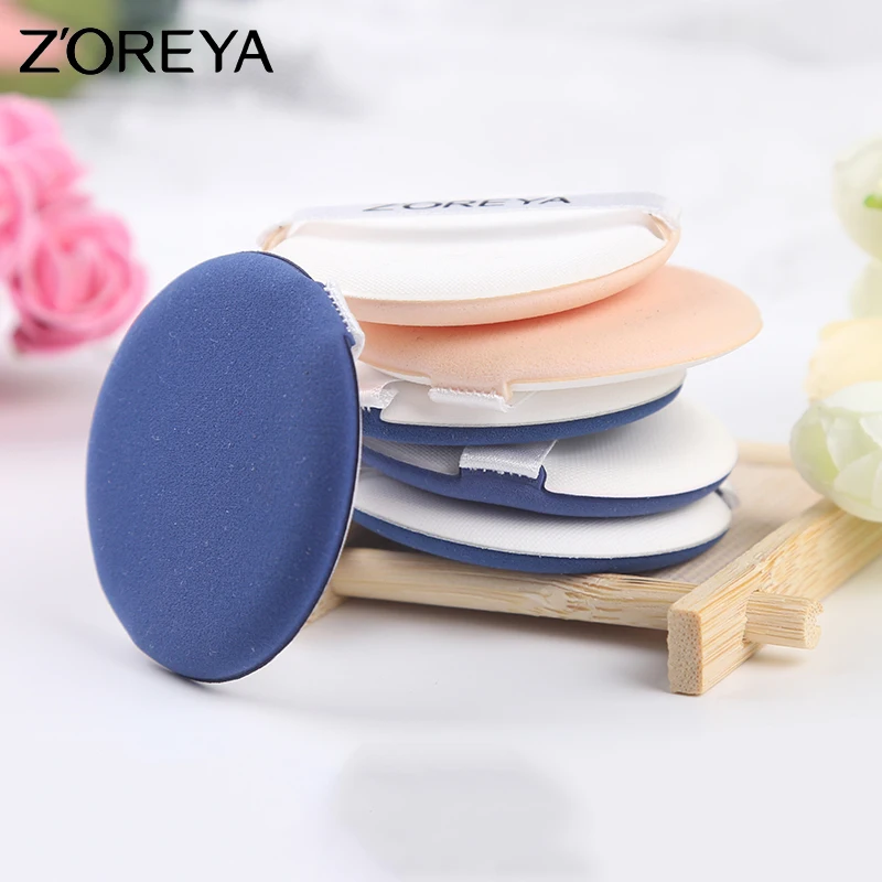 

ZOREYA Flat Air Cushion Makeup Sponge Foundation Powder Dry/Wet Make Up BB Cream Cosmetic Puff Pressed Concealer Soft