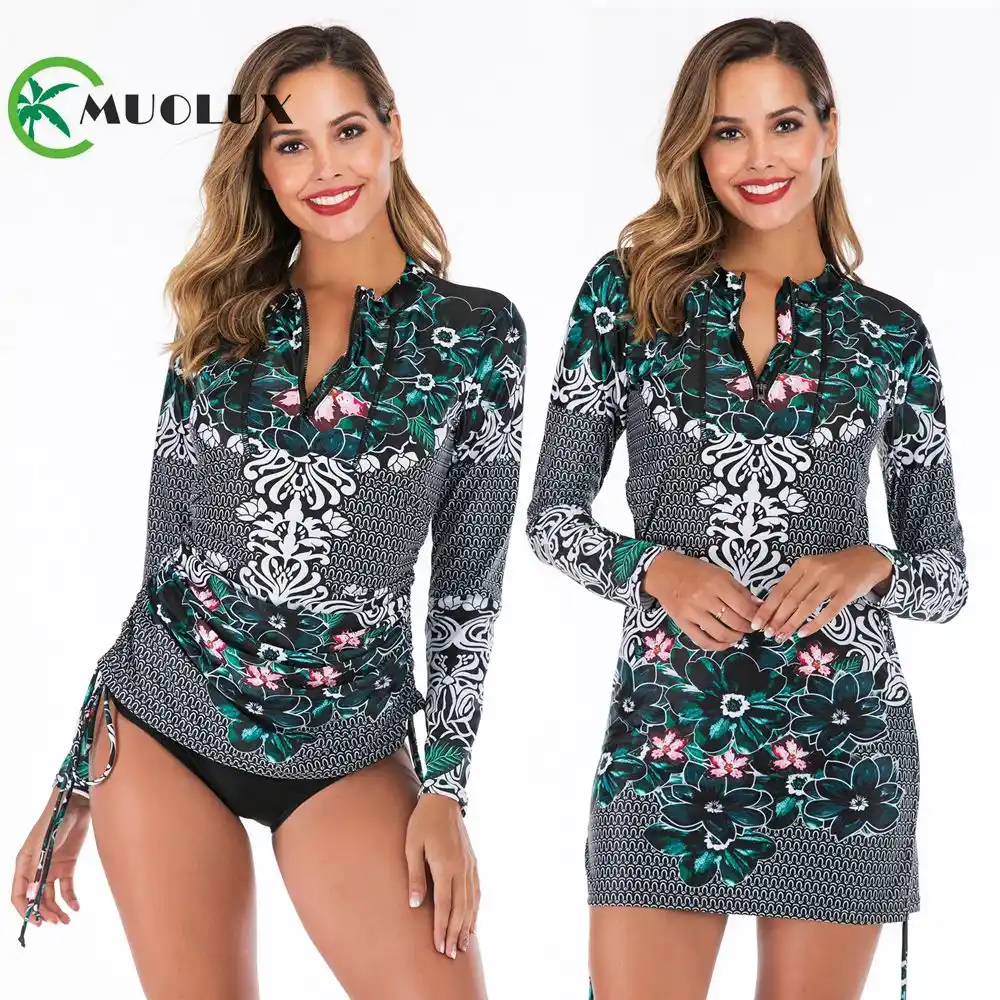 long sleeve swimdress