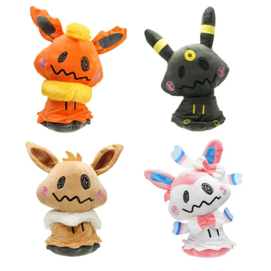 Mimikyu плюшевые игрушки Косплей Sylveon Eevee Espeon vaporion Flareon Leafeon мягкие куклы с набивным