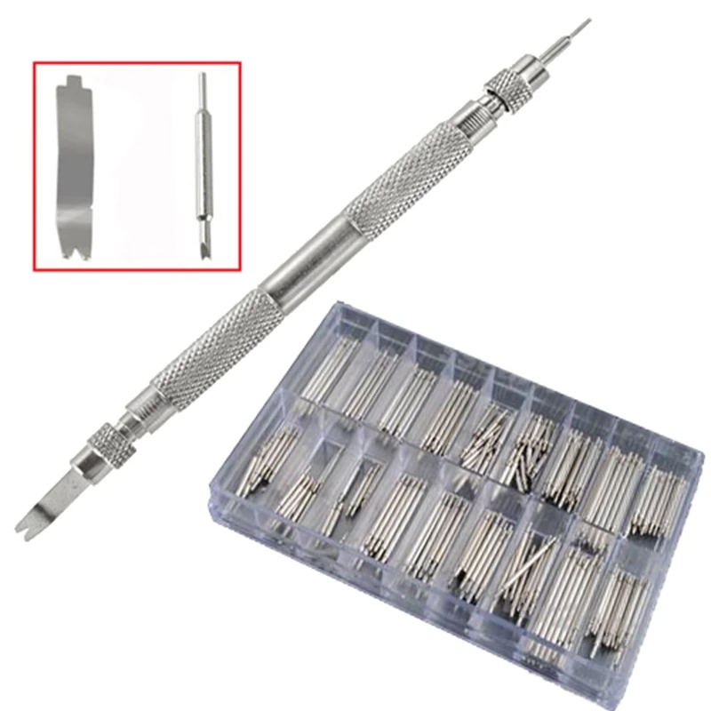 Watch repair set 360Pcs 8 25mm Stainless Steel WatchBand Spring Bars Strap Link Pins Remover Repair
