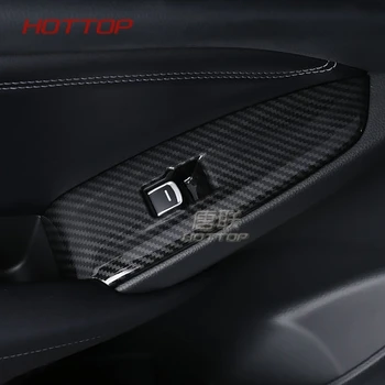 

Car styling door inner Window glass panel Armrest Lift Switch Button trim 4pcs For Honda Accord sedan 10th 2018 2019