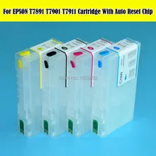 Модные многоразового картридж для Epson T7891-T7894 T7891 для Epson wf-4630/4640/5110/5190/5620 /5690 с arc чип