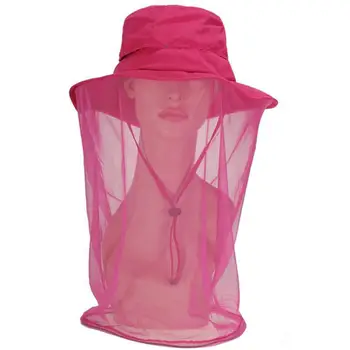 

Unisex Fishing Cap Outdoor Sport Anti-mosquito Mask Fishing Hat with Head Net Mesh Face Protection Hiking Camping fishing hat