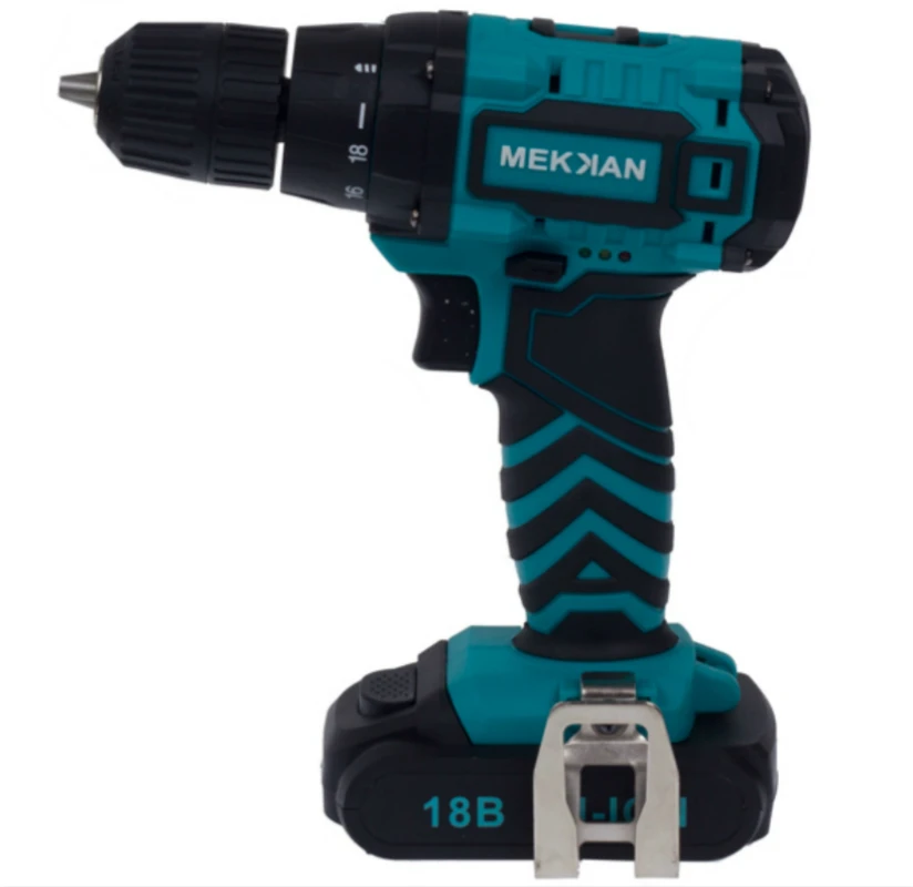 

Mekkan Cordless Drill Screwdriver Power Tools Home Renovation Work Tool Set Rechargeable Lithium Battery Multi-Function MK-10718