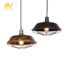 Loft Vintage industrial pendant light Led lamp for Restaurant Cafe Bar font b Home b font