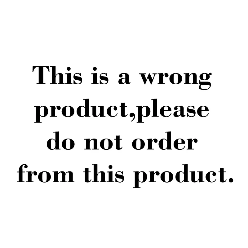 

This is a wrong product,please do not order from this product.