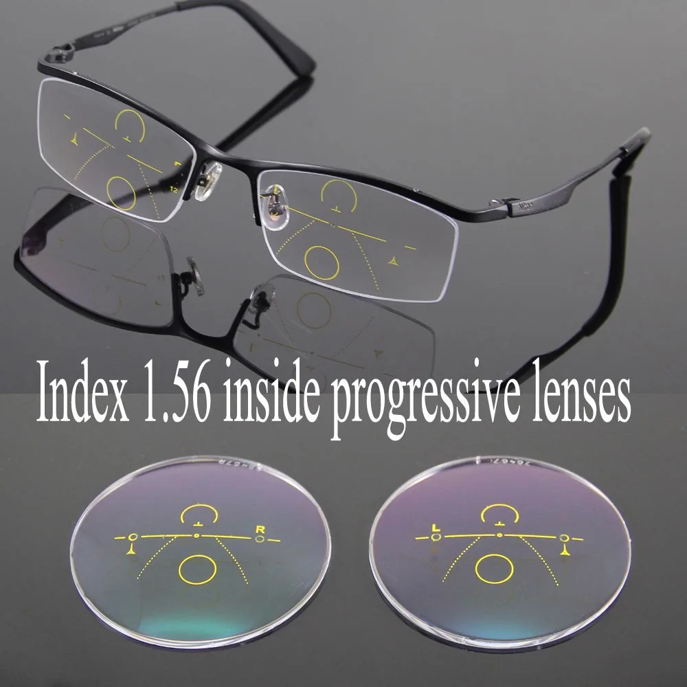 1.56 à l'intérieur des verres progressifs lunettes