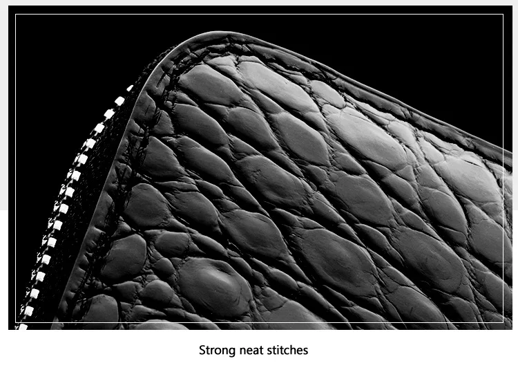 McParko мужской кошелек из натуральной кожи крокодила клатч кошелек аллигатора кожаный кошелек на молнии роскошный бренд минималистичный кошелек