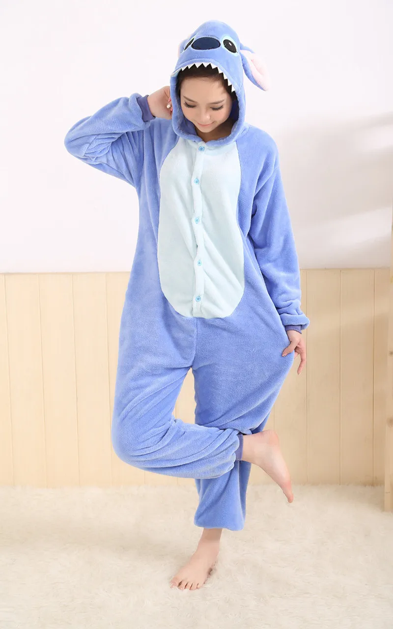 2017 All in One Flannel font b Anime b font Pijama Cartoon font b Cosplay b