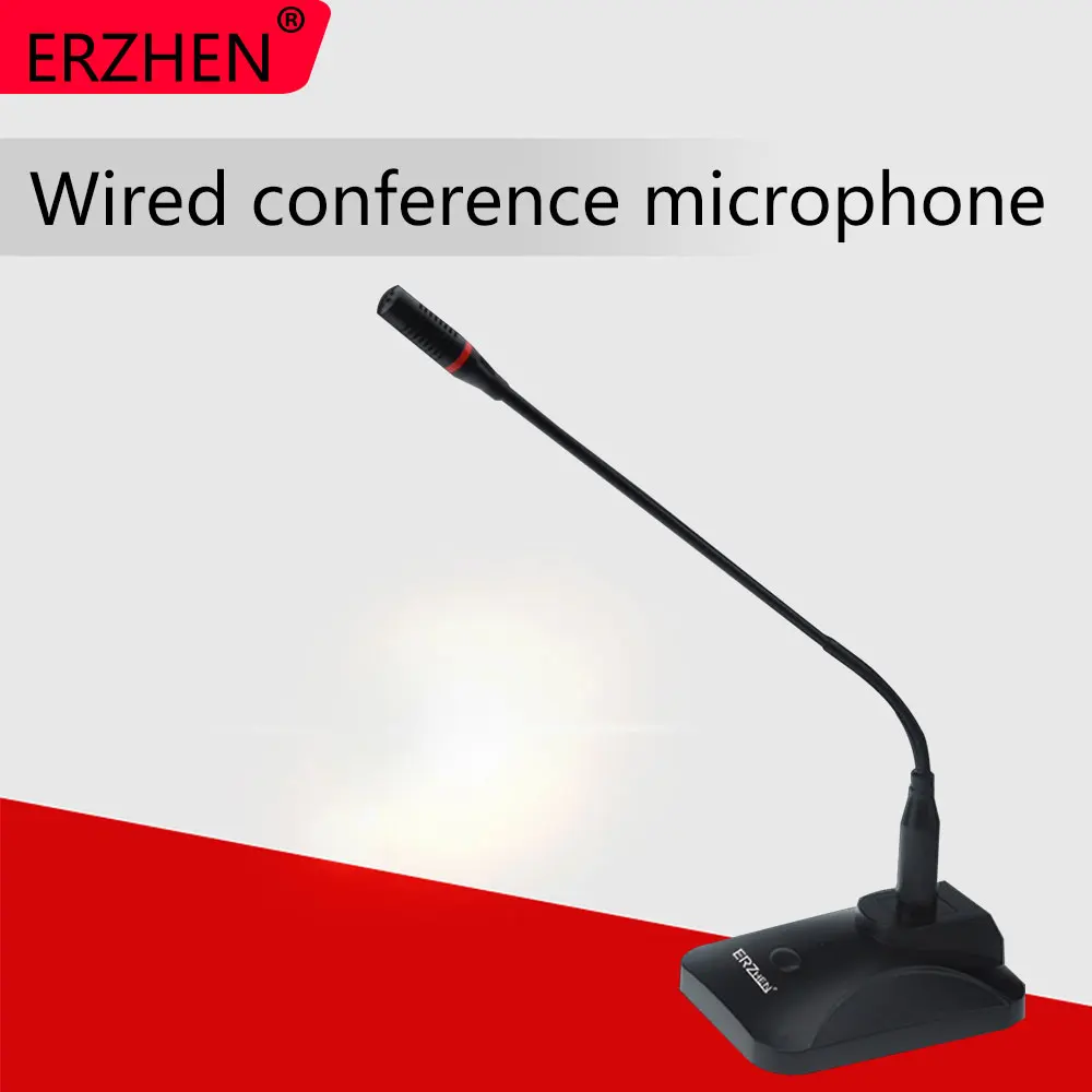 

Desktop Conference Microphone neck capacitor microphone recording broadcast speech S218