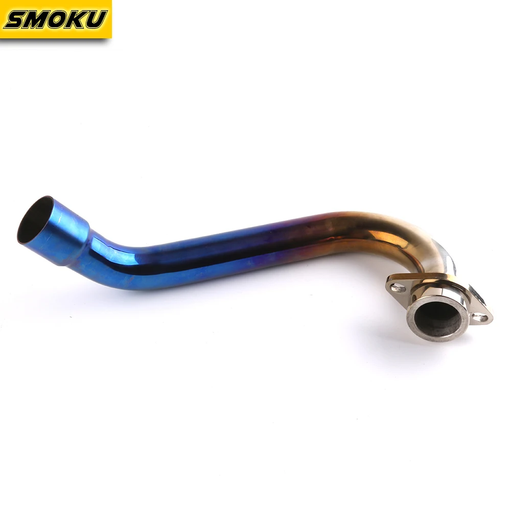 SMOK мотоциклетные модификации из нержавеющей стали выхлопная передняя Труба для