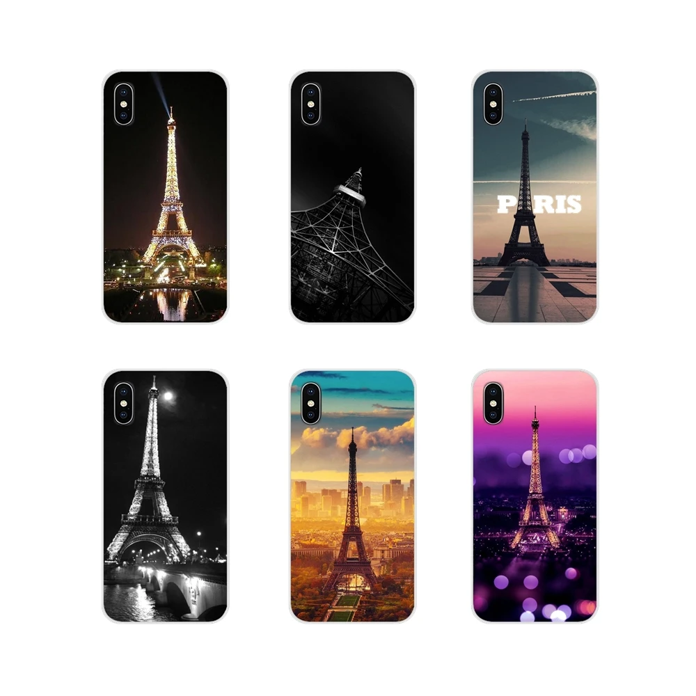 

For Xiaomi Mi4 Mi5 Mi5S Mi6 Mi A1 A2 5X 6X 8 9 Lite SE Pro Mi Max Mix 2 3 2S Eiffel Tower Night Bokeh Lights Silicone Skin Cover