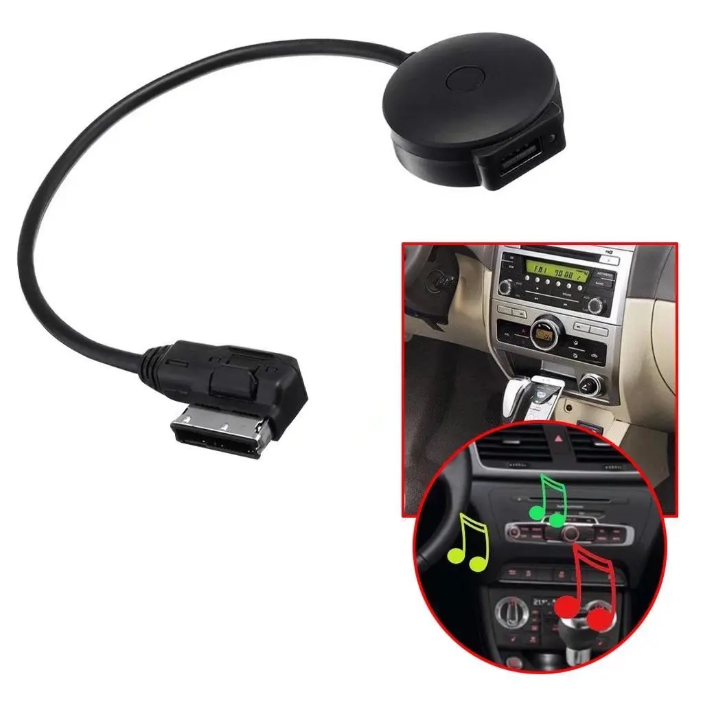 

AMI MDI Wireless USB Bluetooth Music Adapter for Audi A1 A3 A4L A6 A6L A7 A8L Q3 Q7