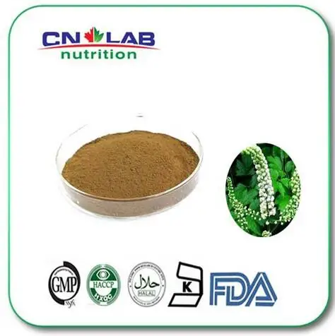 

100% Nature Black Cohosh Extract/Cimicifuga Romose Root Extract 2.5% Triterpene Glycoside 1000g for sale