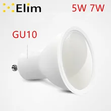 NEW led GU10 spotlight SMD dimmable 3000K Warm White 3W 5W 7W LED GU10 lamp light replace the 55w/65w/85w Halogen lamp