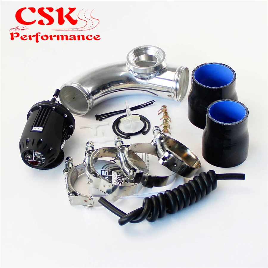 

For Hyundai Genesis Coupe 2.0T Turbo Intercooler Pipe + Blow Off Valve BOV SSQV Black / Blue / Silver