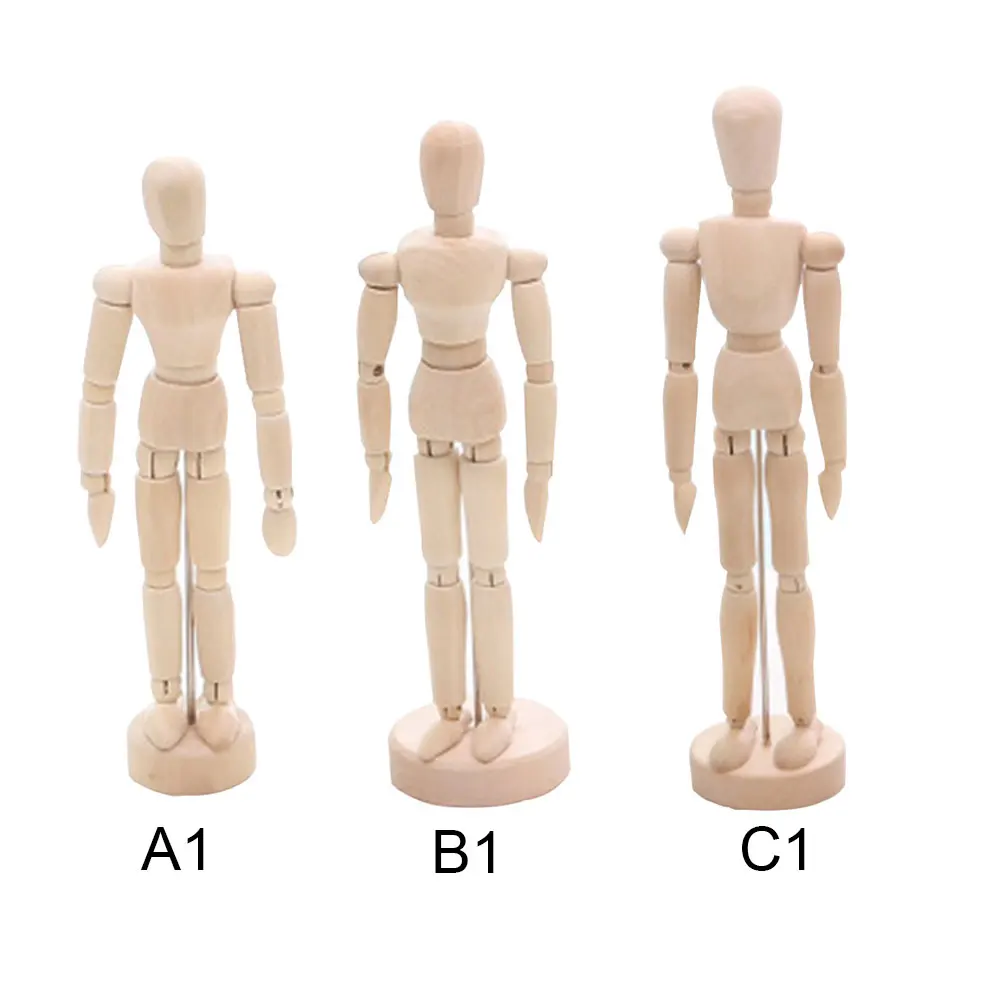 Ahsap El Cizim Kroki Manken Modeli Ahsap Manken El Hareketli