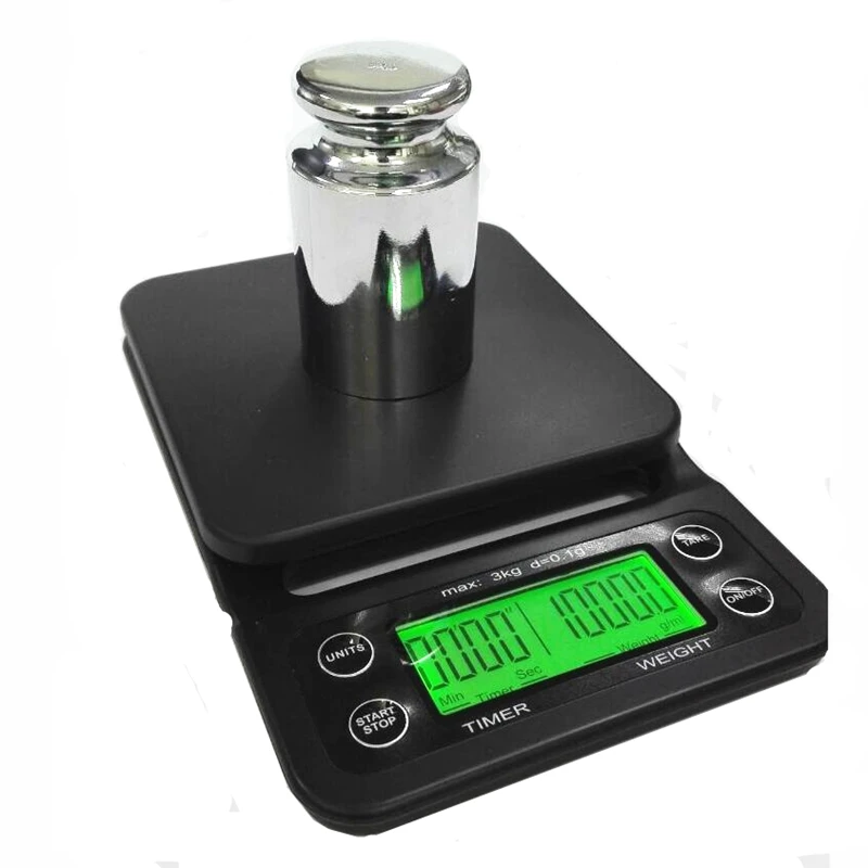 Цифровые весы для капельного кофе SANBEI 0 1 г 3 кг|scale 0.1g|0.1g scalescale timer |