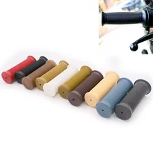 for Harley Rubber Motorcycle Handle Bar Grips Retro Scooter Handlebar Universal Motorcycle parts Modified Dirtbike Handle Grip