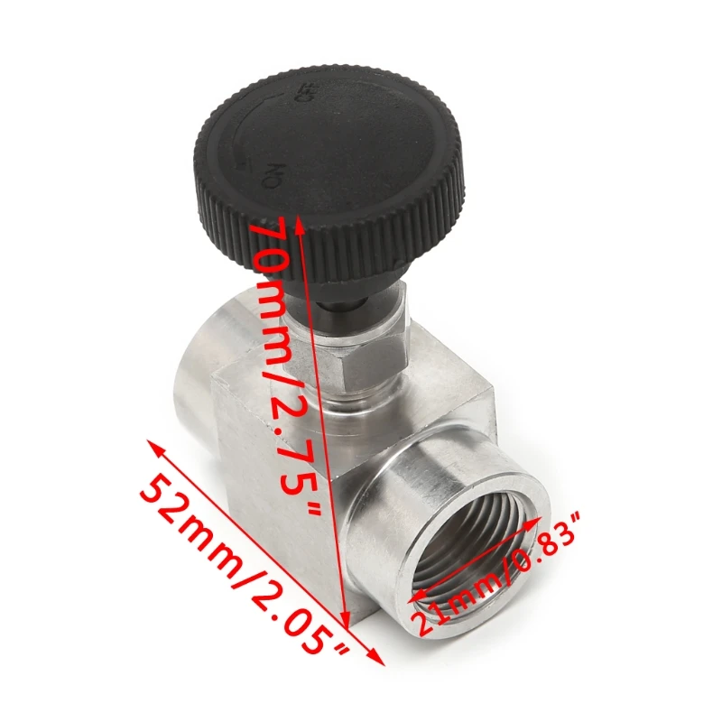 304 Stainless Steel Flow Control Shut off Needle Valve