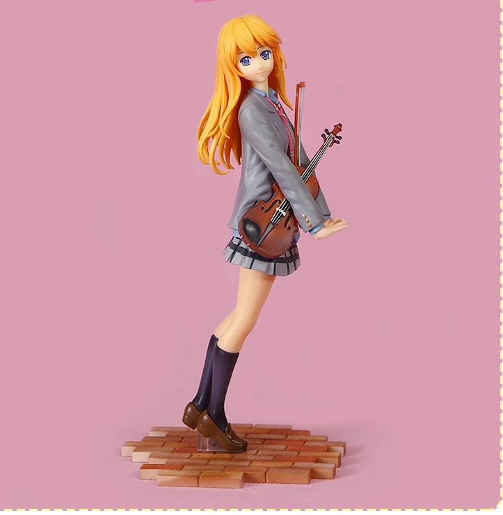 Action Figure Lie in April Kaori Miyazono Cartoon Doll PVC 20cm Japanese Figures Action Figure Lie in April Kaori Miyazono Cartoon Doll PVC 20cm Japanese Figures
