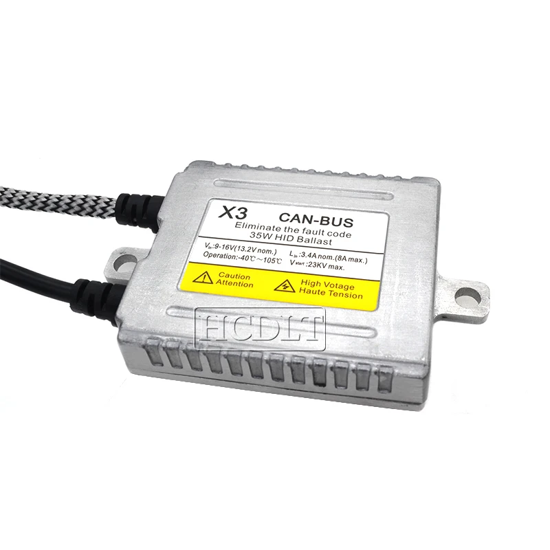 HCDLT AC 35W Xenon Canbus HID Ballast For Car Light Xenon HID Conversion Kit DLT X3 Canbus Error Free Digital Ballast Reactor (6)