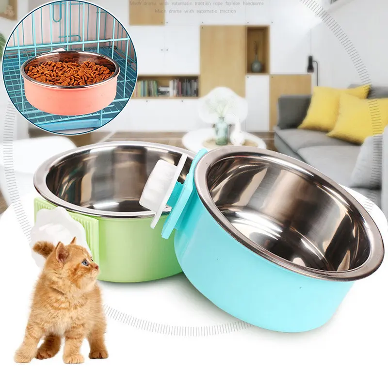 

OBQ Stainless Steel Drinking Bowls For Dogs Feeders For Feeder Animal Multipurpose Dog Water Bottle Dog Food Easy Clean Cat Bowl