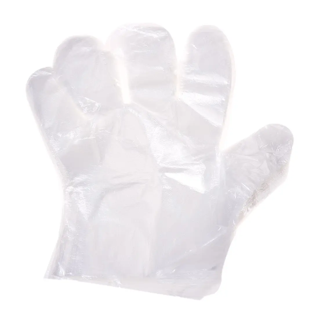 

2 pcs of MOOL 50 Pair Food Service Hand Protective Plastic Disposable Gloves Clear