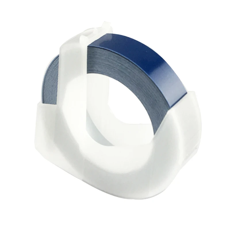 

CIDY 1pcs Blue color Compatible DYMO 3D Plastic Embossing Xpress Label 9mm*3m for DYMO 1610/1575 Embossing printer MOTEX E101