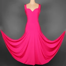 Платье для бальных танцев роза/черный бант Танго/Вальс/танцевальные костюмы фламенко Кака/танцевальное платье Lulu Vestidos Juvenil DQ19018