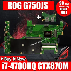 Send board +2D G750JS G750JM Laptop motherboard for ASUS G750JS G750JM G750JW G750JH G750JX G750J G750 Test original mainboard Send board +2D G750JS G750JM Laptop motherboard for ASUS G750JS G750JM G750JW G750JH G750JX G750J G750 Test original mainboard