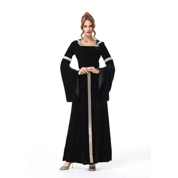 

Halloween Women Princess robe carnival Dress For Girls