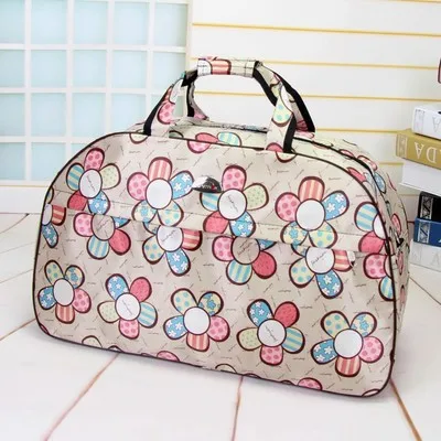 Летняя стильная маленькая сумка для путешествий, сумка для багажа, женская сумка для путешествий, Корейская Повседневная сумка, размер M - Цвет: SUNFLOWER