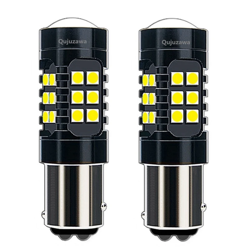 

2PCS 1157 P21/5W BAY15D Super Bright 1200LM 27 SMD 3030 LED Auto Brake Lamp 21/5W Car Daytime Running Light Turn Signals Bulbs