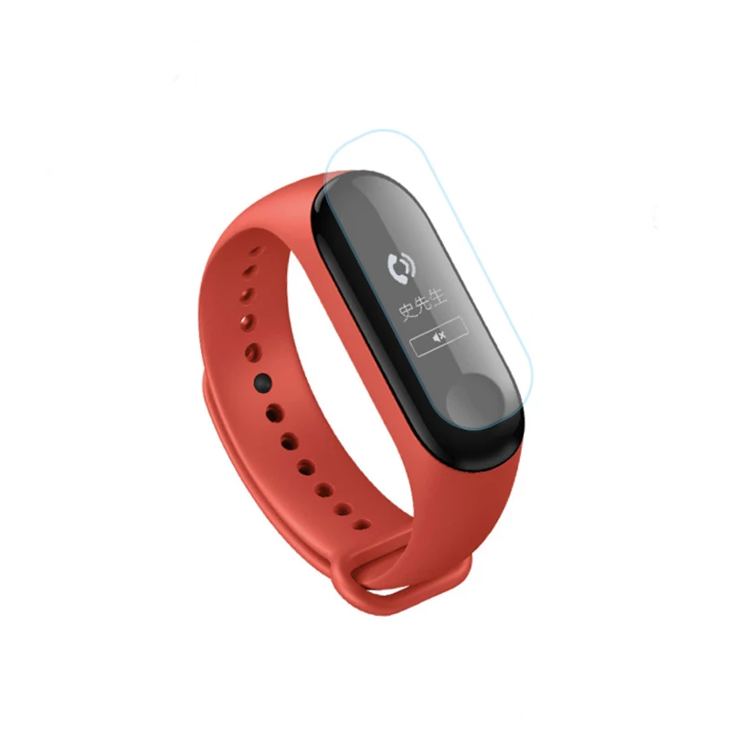 Screen Protector Film For Xiaomi Mi Band 4 3 Smart Wristband Bracelet Full Cover Protective Films Not Tempered Glass | Электроника