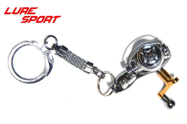 LureSport 2pcs Mini Fishing Reel Spinning Fly Casting reel mini Key Chain  Fishing Wheel - AliExpress